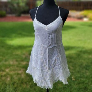 Free People Intimates - Cream w/Lace. Size XS